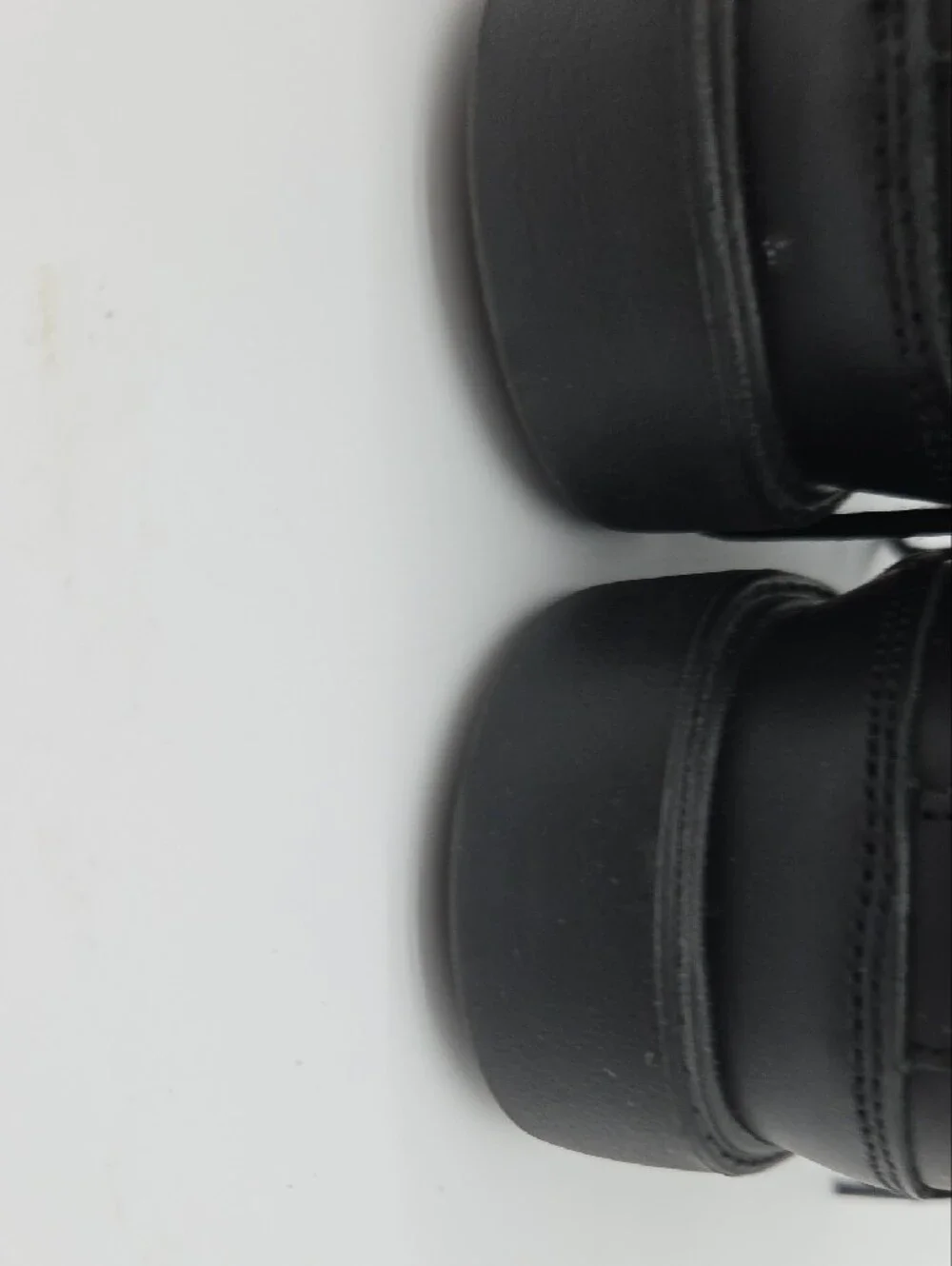 Black Lace-Up Work Shoes